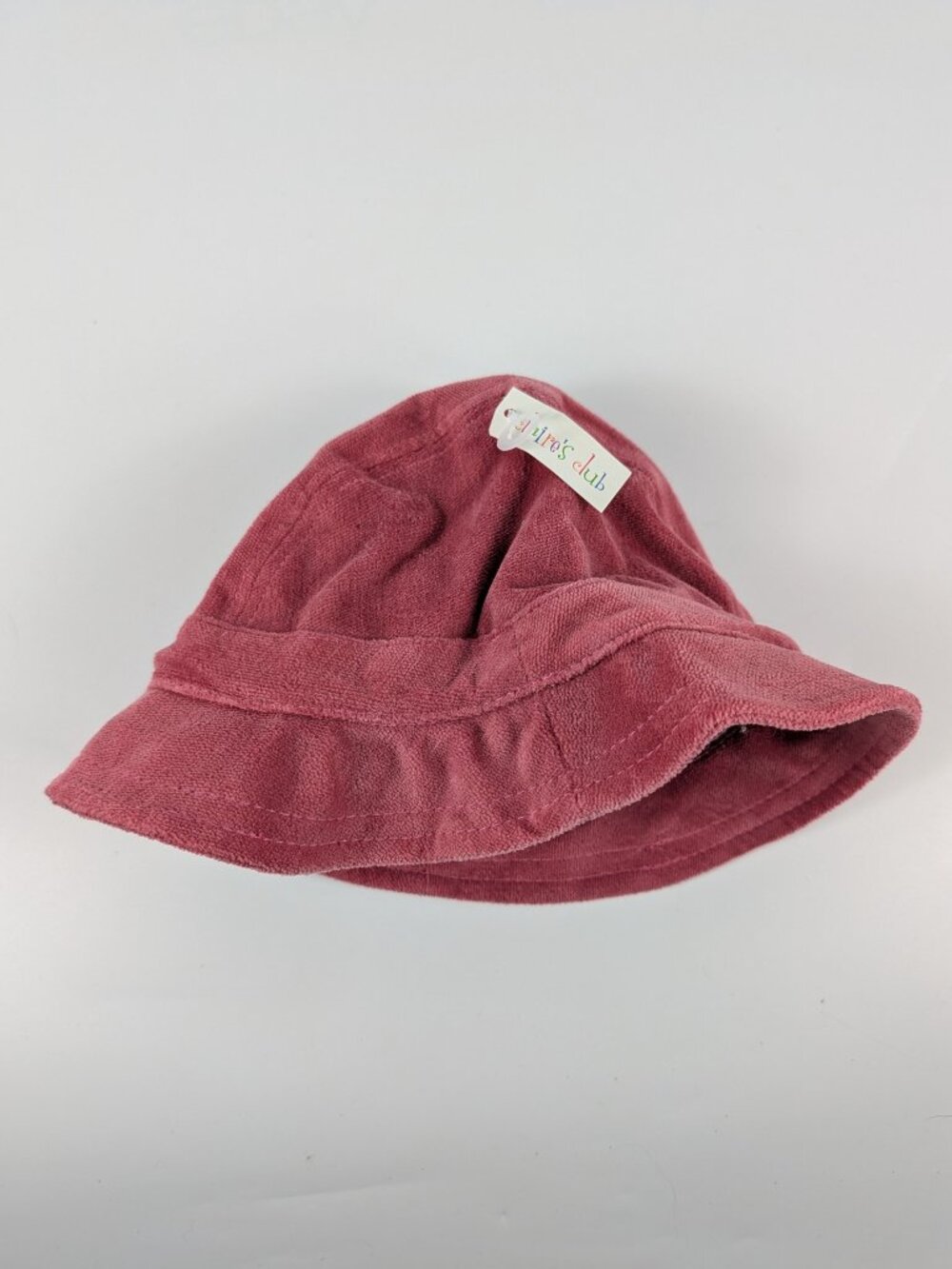 Vintage 90s Y2K Claire's Club Girls Pink Bucket Hat
